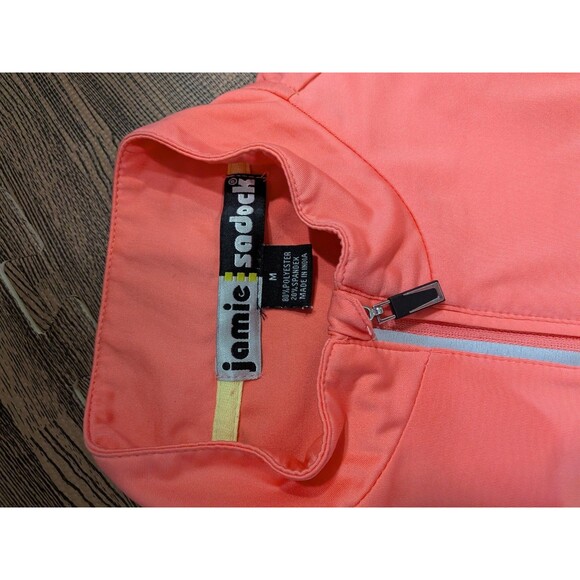 Jamie Sadock Pink and Black 1/4zip Long Sleeve With Thumb holes Medium - Picture 3 of 5